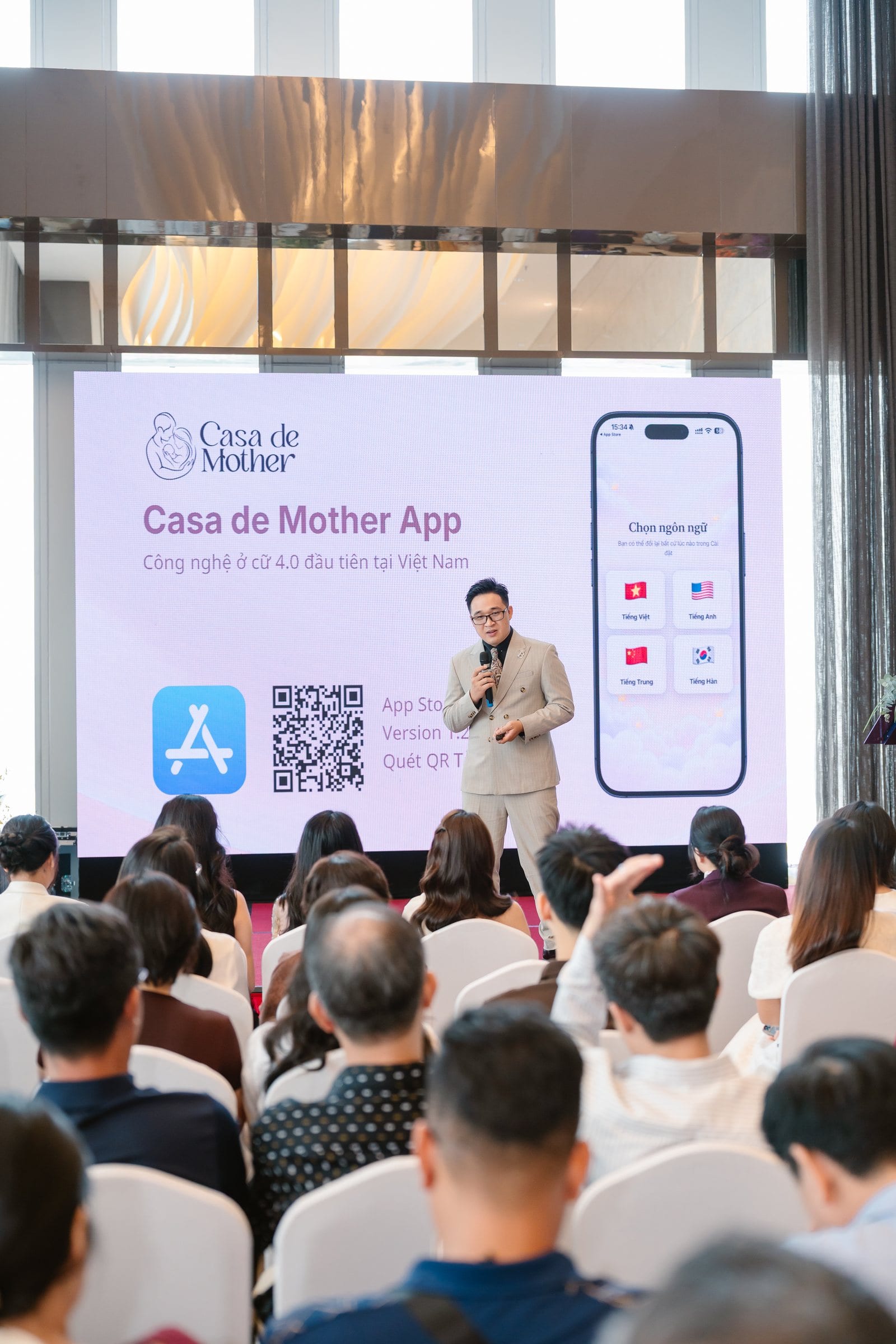 Casa App presented on Casa de Mother's opening day at Sedona Suites Hotel, Ho Chi Minh City, 5 October 2026.